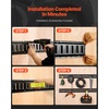 image:imageVEVOR ETrack TieDown Rails 4 Pack 77 ft E Track Rails Secures Cargo amp Heavy Loads Up to 2000 lbs Trailer TieDown System Suitable for Garages Vans Motorcycle Tie Downs ATV Mountings5FT