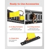 image:imageVEVOR ETrack TieDown Rails 4 Pack 77 ft E Track Rails Secures Cargo amp Heavy Loads Up to 2000 lbs Trailer TieDown System Suitable for Garages Vans Motorcycle Tie Downs ATV Mountings2FT
