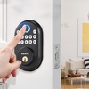 image:imageVEVOR Entry Door Locksets with Deadbolt 5 Pack Satin Nickel Entry Lever and Single Cylinder Deadbolt Keyed Alike Combo Pack Fit for 138 to 134 Door Thickness for Entrance and FrontBlack