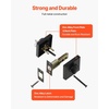 image:imageVEVOR Entry Door Locksets with Deadbolt 5 Pack Satin Nickel Entry Lever and Single Cylinder Deadbolt Keyed Alike Combo Pack Fit for 138 to 134 Door Thickness for Entrance and FrontBlack
