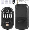 image:imageVEVOR Entry Door Locksets with Deadbolt 5 Pack Satin Nickel Entry Lever and Single Cylinder Deadbolt Keyed Alike Combo Pack Fit for 138 to 134 Door Thickness for Entrance and FrontBlack
