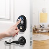 image:imageVEVOR Entry Door Locksets with Deadbolt 5 Pack Satin Nickel Entry Lever and Single Cylinder Deadbolt Keyed Alike Combo Pack Fit for 138 to 134 Door Thickness for Entrance and FrontBlack