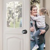 image:imageVEVOR Entry Door Locksets with Deadbolt 5 Pack Satin Nickel Entry Lever and Single Cylinder Deadbolt Keyed Alike Combo Pack Fit for 138 to 134 Door Thickness for Entrance and FrontBlack