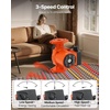image:imageVEVOR F0011BF4J Cast Iron Circulator Pump 33 GPM AC 120V 33 ft Hot Water Recirculating Circulation Pump 114 in Flange Connection 3Speed Adjustment Quiet Operation for Home Heating SystemWith Connections