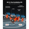 image:imageVEVOR F0011BF4J Cast Iron Circulator Pump 33 GPM AC 120V 33 ft Hot Water Recirculating Circulation Pump 114 in Flange Connection 3Speed Adjustment Quiet Operation for Home Heating SystemWith Connections