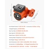 image:imageVEVOR F0011BF4J Cast Iron Circulator Pump 33 GPM AC 120V 33 ft Hot Water Recirculating Circulation Pump 114 in Flange Connection 3Speed Adjustment Quiet Operation for Home Heating SystemWith Connections