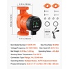 image:imageVEVOR F007E1F1 High Efficiency Circulator Pump 16 GPM 120V 20 ft Cast Iron Hot Water Recirculating Circulation Pump 1 in Flange Connection Check Valve Quiet Operation for Home Heating System