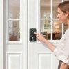 image:imageVEVOR Fingerprint Door Lock Electronic Biometric Deadbolt with Pioneering EasyGrip Design Auto Locking OneTime Code AntiPeeking Password Keyless Entry Door Lock for Home Apartment SilverBlack