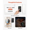 image:imageVEVOR Fingerprint Door Lock Electronic Biometric Deadbolt with Pioneering EasyGrip Design Auto Locking OneTime Code AntiPeeking Password Keyless Entry Door Lock for Home Apartment SilverBlack