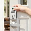 image:imageVEVOR Fingerprint Door Lock Electronic Biometric Deadbolt with Pioneering EasyGrip Design Auto Locking OneTime Code AntiPeeking Password Keyless Entry Door Lock for Home Apartment SilverPearl Chrome
