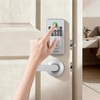 image:imageVEVOR Fingerprint Door Lock Electronic Biometric Deadbolt with Pioneering EasyGrip Design Auto Locking OneTime Code AntiPeeking Password Keyless Entry Door Lock for Home Apartment SilverPearl Chrome
