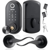 image:imageVEVOR Fingerprint Door Lock Electronic Biometric Deadbolt with Pioneering EasyGrip Design Auto Locking OneTime Code AntiPeeking Password Keyless Entry Door Lock for Home Apartment SilverBlack
