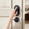 image:imageVEVOR Fingerprint Door Lock Electronic Biometric Deadbolt with Pioneering EasyGrip Design Auto Locking OneTime Code AntiPeeking Password Keyless Entry Door Lock for Home Apartment SilverBlack