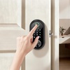 image:imageVEVOR Fingerprint Door Lock Electronic Biometric Deadbolt with Pioneering EasyGrip Design Auto Locking OneTime Code AntiPeeking Password Keyless Entry Door Lock for Home Apartment SilverBlack