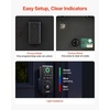 image:imageVEVOR Fingerprint Door Lock Electronic Biometric Deadbolt with Pioneering EasyGrip Design Auto Locking OneTime Code AntiPeeking Password Keyless Entry Door Lock for Home Apartment SilverBlack