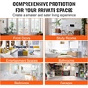 image:imageVEVOR Fingerprint Door Lock Electronic Biometric Deadbolt with Pioneering EasyGrip Design Auto Locking OneTime Code AntiPeeking Password Keyless Entry Door Lock for Home Apartment SilverBlack