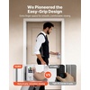 image:imageVEVOR Fingerprint Door Lock Electronic Biometric Deadbolt with Pioneering EasyGrip Design Auto Locking OneTime Code AntiPeeking Password Keyless Entry Door Lock for Home Apartment SilverPearl Chrome