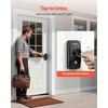 image:imageVEVOR Fingerprint Door Lock Electronic Biometric Deadbolt with Pioneering EasyGrip Design Auto Locking OneTime Code AntiPeeking Password Keyless Entry Door Lock for Home Apartment SilverBlack