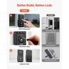 image:imageVEVOR Fingerprint Door Lock Electronic Biometric Deadbolt with Pioneering EasyGrip Design Auto Locking OneTime Code AntiPeeking Password Keyless Entry Door Lock for Home Apartment SilverBlack