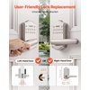 image:imageVEVOR Fingerprint Door Lock Electronic Biometric Deadbolt with Pioneering EasyGrip Design Auto Locking OneTime Code AntiPeeking Password Keyless Entry Door Lock for Home Apartment SilverPearl Chrome