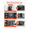 image:imageVEVOR Fingerprint Door Lock Electronic Biometric Deadbolt with Pioneering EasyGrip Design Auto Locking OneTime Code AntiPeeking Password Keyless Entry Door Lock for Home Apartment SilverBlack