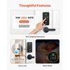 image:imageVEVOR Fingerprint Door Lock Electronic Biometric Deadbolt with Pioneering EasyGrip Design Auto Locking OneTime Code AntiPeeking Password Keyless Entry Door Lock for Home Apartment SilverBlack