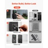 image:imageVEVOR Fingerprint Door Lock Electronic Biometric Deadbolt with Pioneering EasyGrip Design Auto Locking OneTime Code AntiPeeking Password Keyless Entry Door Lock for Home Apartment SilverBlack