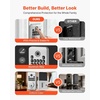 image:imageVEVOR Fingerprint Door Lock Electronic Biometric Deadbolt with Pioneering EasyGrip Design Auto Locking OneTime Code AntiPeeking Password Keyless Entry Door Lock for Home Apartment SilverPearl Chrome