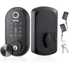 image:imageVEVOR Fingerprint Door Lock Electronic Biometric Deadbolt with Pioneering EasyGrip Design Auto Locking OneTime Code AntiPeeking Password Keyless Entry Door Lock for Home Apartment SilverBlack
