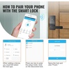 image:imageVEVOR Fingerprint Door Lock Electronic Biometric Deadbolt with Pioneering EasyGrip Design Auto Locking OneTime Code AntiPeeking Password Keyless Entry Door Lock for Home Apartment SilverBlack