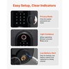 image:imageVEVOR Fingerprint Door Lock Electronic Biometric Deadbolt with Pioneering EasyGrip Design Auto Locking OneTime Code AntiPeeking Password Keyless Entry Door Lock for Home Apartment SilverBlack