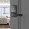 image:imageVEVOR Fingerprint Door Lock Electronic Biometric Deadbolt with Pioneering EasyGrip Design Auto Locking OneTime Code AntiPeeking Password Keyless Entry Door Lock for Home Apartment SilverBlack