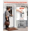 image:imageVEVOR Fingerprint Door Lock Electronic Biometric Deadbolt with Pioneering EasyGrip Design Auto Locking OneTime Code AntiPeeking Password Keyless Entry Door Lock for Home Apartment SilverPearl Chrome