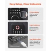 image:imageVEVOR Fingerprint Door Lock Electronic Biometric Deadbolt with Pioneering EasyGrip Design Auto Locking OneTime Code AntiPeeking Password Keyless Entry Door Lock for Home Apartment SilverBlack