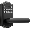 image:imageVEVOR Fingerprint Door Lock Electronic Biometric Deadbolt with Pioneering EasyGrip Design Auto Locking OneTime Code AntiPeeking Password Keyless Entry Door Lock for Home Apartment SilverBlack