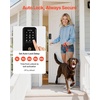 image:imageVEVOR Fingerprint Door Lock Electronic Biometric Deadbolt with Pioneering EasyGrip Design Auto Locking OneTime Code AntiPeeking Password Keyless Entry Door Lock for Home Apartment SilverBlack