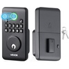 image:imageVEVOR Fingerprint Door Lock Electronic Biometric Deadbolt with Pioneering EasyGrip Design Auto Locking OneTime Code AntiPeeking Password Keyless Entry Door Lock for Home Apartment SilverBlack
