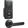 image:imageVEVOR Fingerprint Door Lock Electronic Biometric Deadbolt with Pioneering EasyGrip Design Auto Locking OneTime Code AntiPeeking Password Keyless Entry Door Lock for Home Apartment SilverBlack