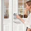 image:imageVEVOR Fingerprint Door Lock Electronic Biometric Deadbolt with Pioneering EasyGrip Design Auto Locking OneTime Code AntiPeeking Password Keyless Entry Door Lock for Home Apartment SilverPearl Chrome