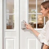 image:imageVEVOR Fingerprint Door Lock Electronic Biometric Deadbolt with Pioneering EasyGrip Design Auto Locking OneTime Code AntiPeeking Password Keyless Entry Door Lock for Home Apartment SilverPearl Chrome