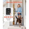 image:imageVEVOR Fingerprint Door Lock Electronic Biometric Deadbolt with Pioneering EasyGrip Design Auto Locking OneTime Code AntiPeeking Password Keyless Entry Door Lock for Home Apartment SilverBlack