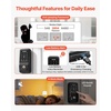 image:imageVEVOR Fingerprint Door Lock Electronic Biometric Deadbolt with Pioneering EasyGrip Design Auto Locking OneTime Code AntiPeeking Password Keyless Entry Door Lock for Home Apartment SilverBlack