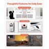 image:imageVEVOR Fingerprint Door Lock Electronic Biometric Deadbolt with Pioneering EasyGrip Design Auto Locking OneTime Code AntiPeeking Password Keyless Entry Door Lock for Home Apartment SilverPearl Chrome