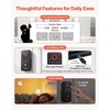 image:imageVEVOR Fingerprint Door Lock Electronic Biometric Deadbolt with Pioneering EasyGrip Design Auto Locking OneTime Code AntiPeeking Password Keyless Entry Door Lock for Home Apartment SilverBlack