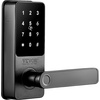 image:imageVEVOR Fingerprint Door Lock Electronic Biometric Deadbolt with Pioneering EasyGrip Design Auto Locking OneTime Code AntiPeeking Password Keyless Entry Door Lock for Home Apartment SilverBlack