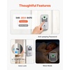 image:imageVEVOR Fingerprint Door Lock Electronic Biometric Deadbolt with Pioneering EasyGrip Design Auto Locking OneTime Code AntiPeeking Password Keyless Entry Door Lock for Home Apartment SilverPearl Chrome
