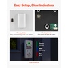 image:imageVEVOR Fingerprint Door Lock Electronic Biometric Deadbolt with Pioneering EasyGrip Design Auto Locking OneTime Code AntiPeeking Password Keyless Entry Door Lock for Home Apartment SilverPearl Chrome