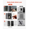 image:imageVEVOR Fingerprint Door Lock Electronic Biometric Deadbolt with Pioneering EasyGrip Design Auto Locking OneTime Code AntiPeeking Password Keyless Entry Door Lock for Home Apartment SilverBlack