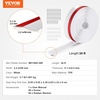 image:imageVEVOR Garage Door Seal Top and Sides Seal Strip 20 FT Universal Weather Stripping Replacement Soft and Hard Composite Weatherproofing Garage Door TPE Seals with Adhesive Backed and Screws Black34 FT