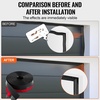 image:imageVEVOR Garage Door Seal Top and Sides Seal Strip 20 FT Universal Weather Stripping Replacement Soft and Hard Composite Weatherproofing Garage Door TPE Seals with Adhesive Backed and Screws Black20 FT